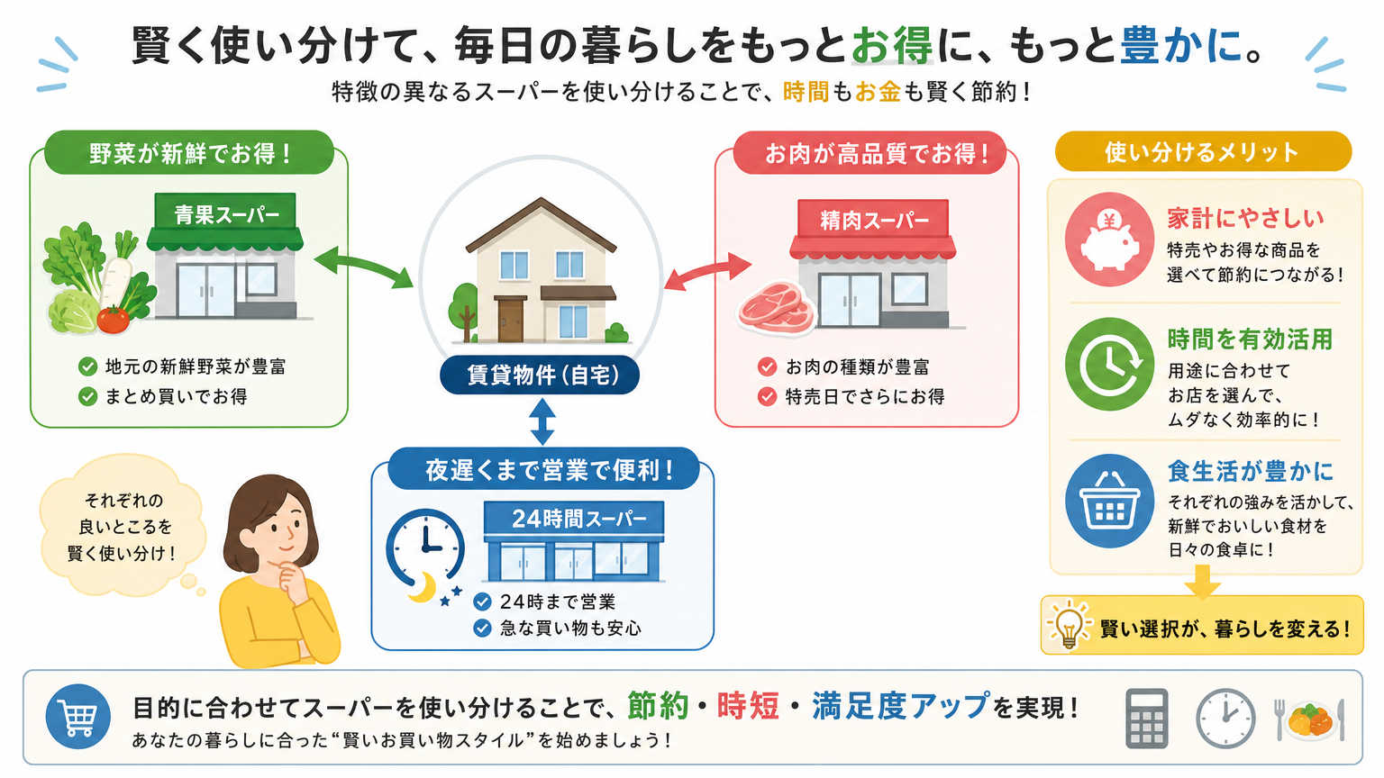 地元スーパー活用術とは｜京都の賃貸選びで生活の質が決まる理由